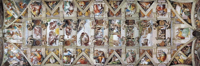 Eurographics - The Sistine Chapel Ceiling by Michelangelo - 1000 Piece Jigsaw Puzzle