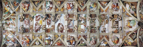 Eurographics - The Sistine Chapel Ceiling by Michelangelo - 1000 Piece Jigsaw Puzzle