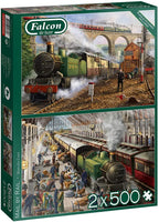 Falcon De Luxe - Mail by Rail  -  2 x 500 Piece Jigsaw Puzzle