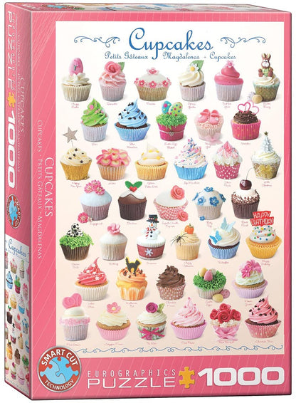 Eurographics - Cupcakes - 1000 Piece Jigsaw Puzzle