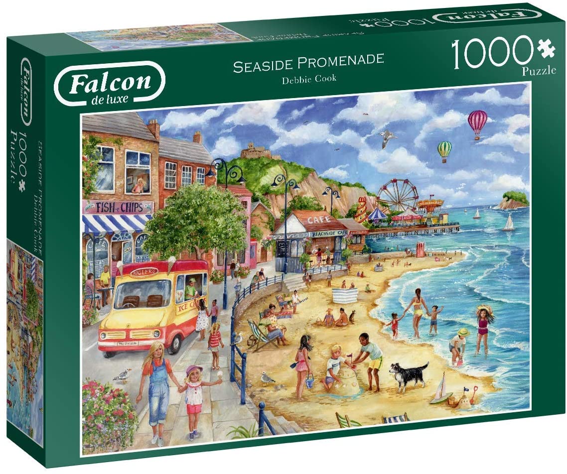 Seaside Promenade – 1000 Piece Jigsaw Puzzle (Falcon De Luxe)