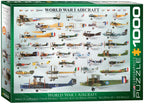 World War I Aircraft – 1000 Piece Jigsaw Puzzle (Eurographics)