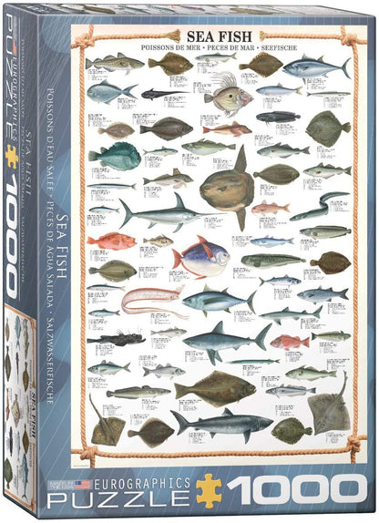 Eurographics -  Sea Fish - 1000 Piece Jigsaw Puzzle