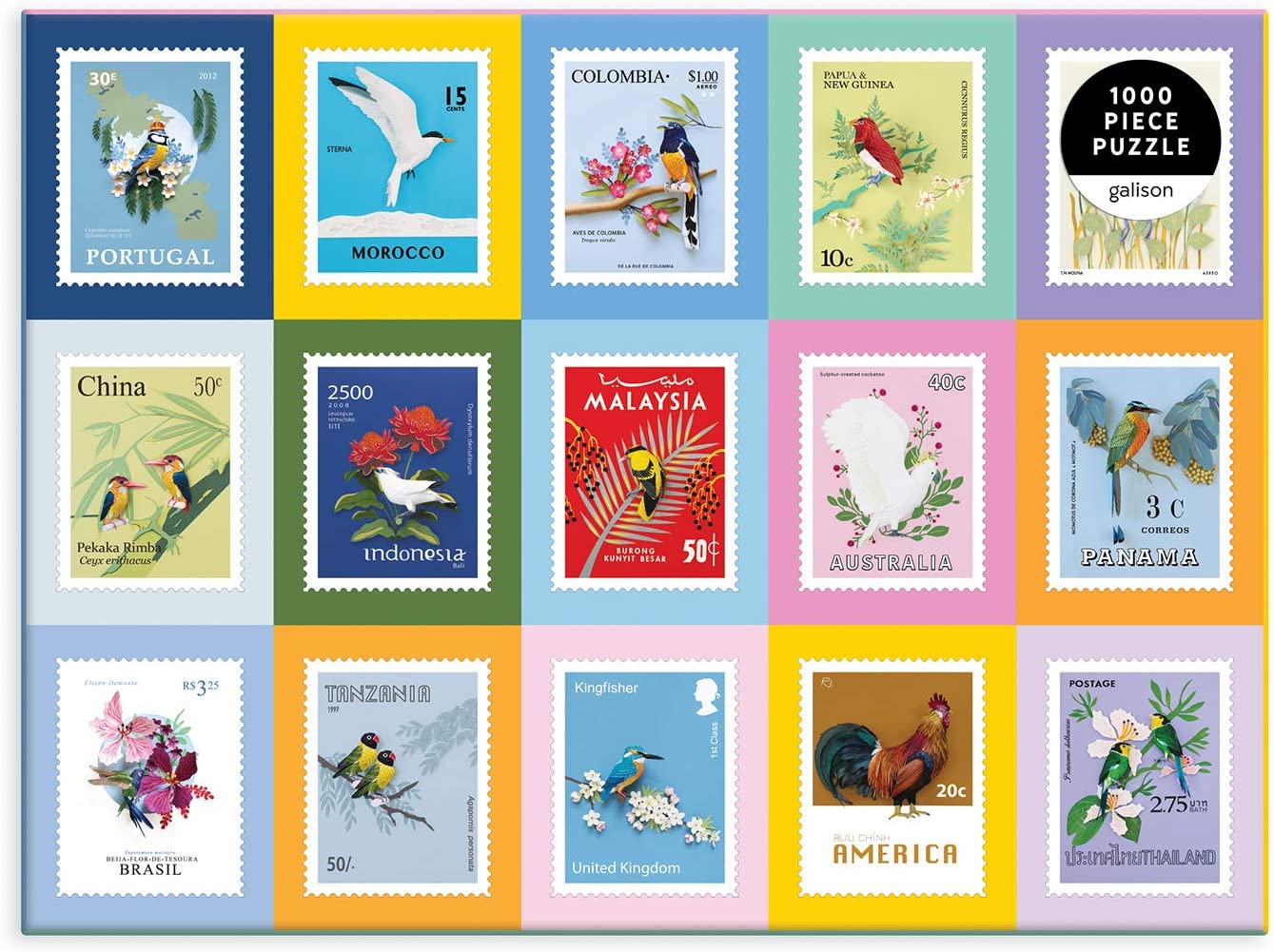 Birds of the World – 1000 Piece Jigsaw Puzzle (Galison)