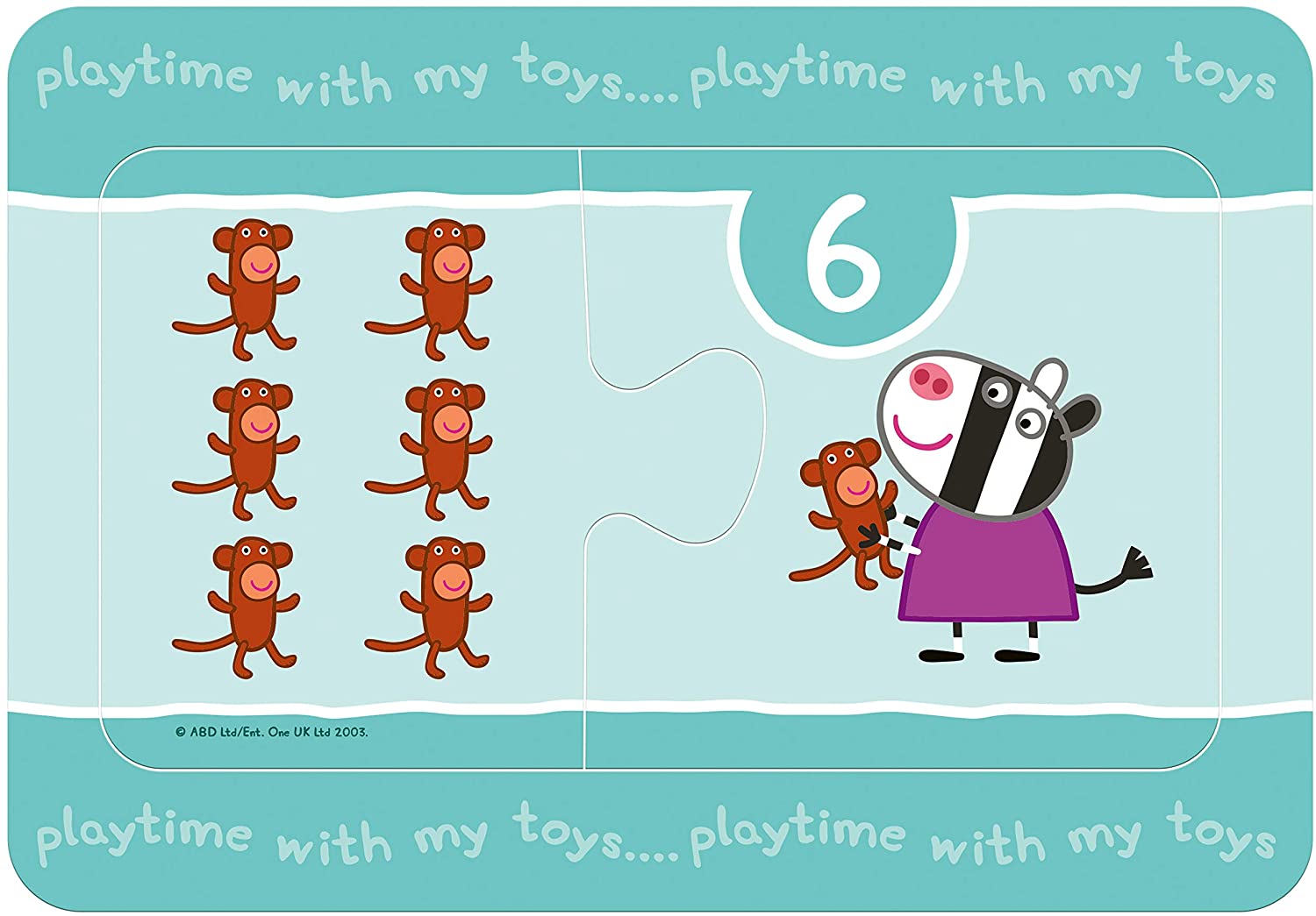 Peppa Pig 9 x 2 – 2 Piece Jigsaw Puzzle (Ravensburger)