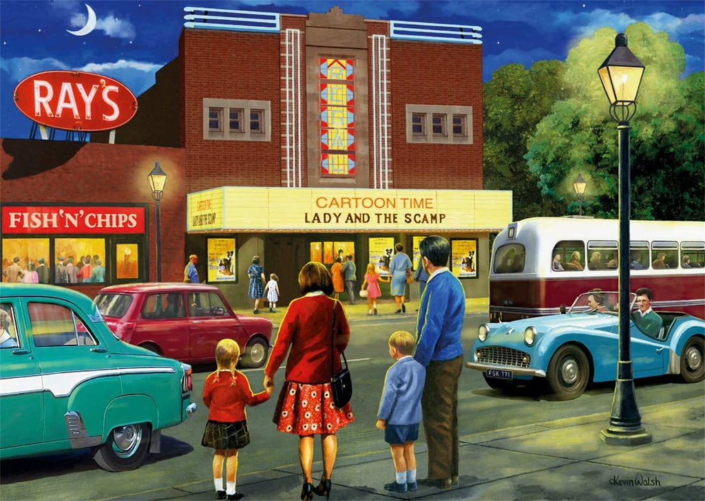 A Trip To The Movies – 500 Piece Jigsaw Puzzle (Falcon De Luxe)