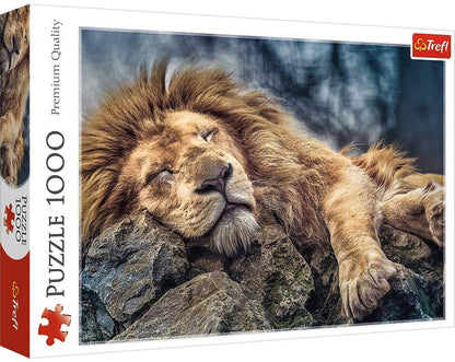 Trefl - Sleeping Lion - 1000 piece jigsaw puzzle
