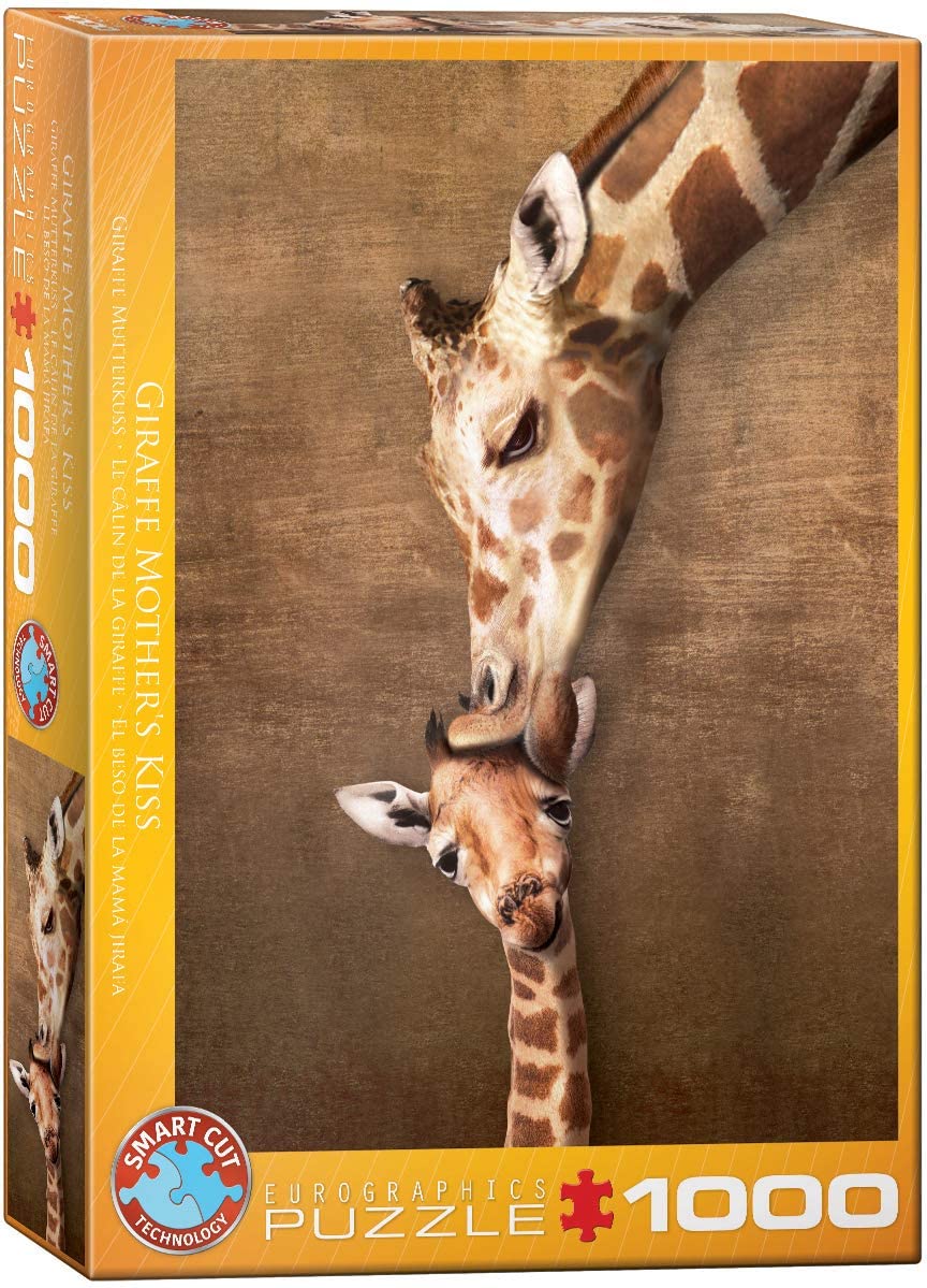 Eurographics - Giraffe Mother's Kiss - 1000 Piece Jigsaw Puzzle