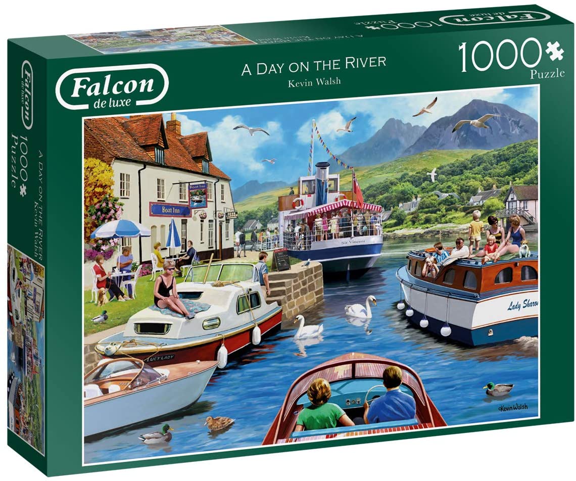 Falcon De Luxe - A Day On The River - 1000 Piece Jigsaw Puzzle