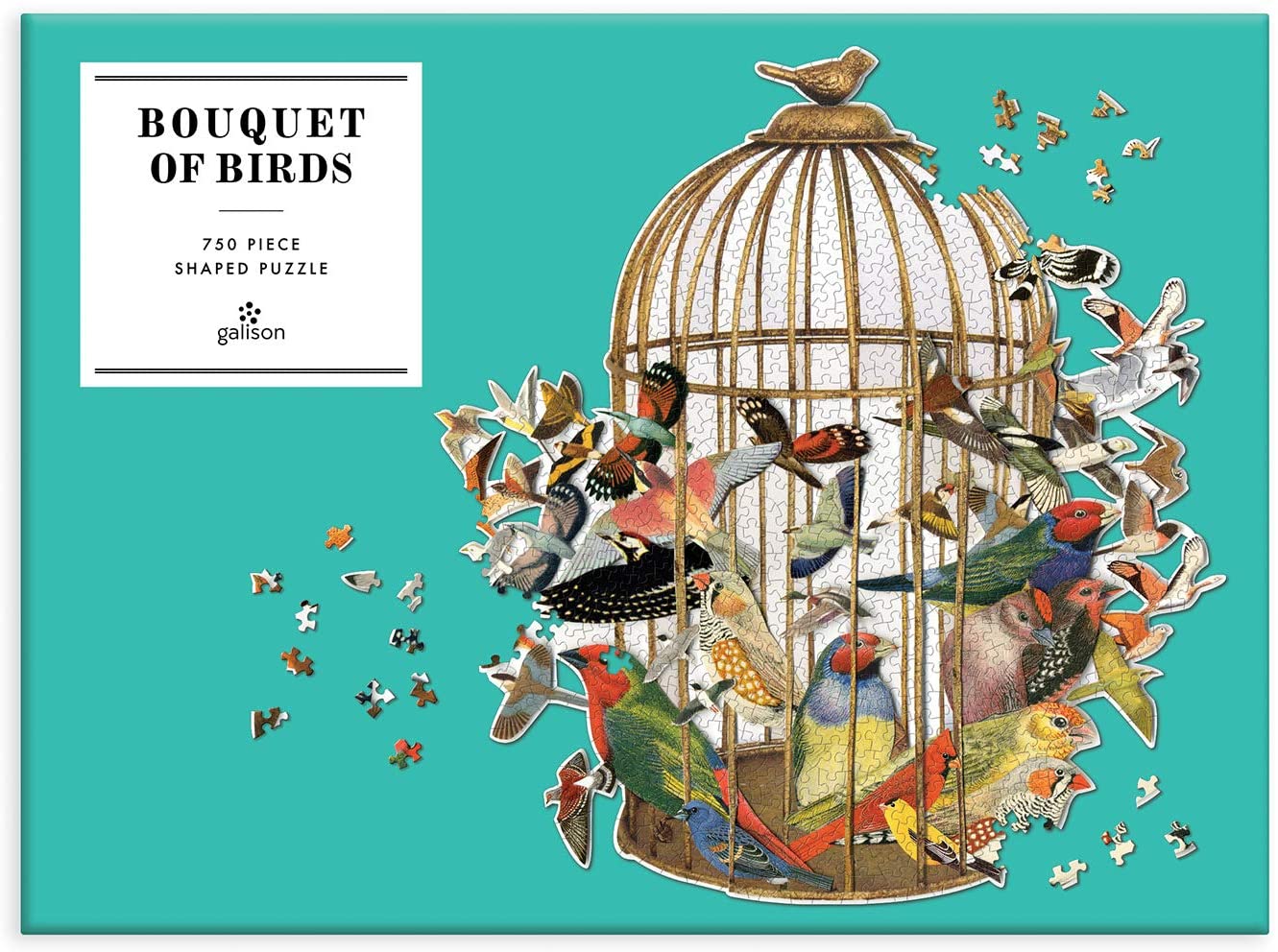 Galison - Bouquet of Birds - 750 Piece Jigsaw Puzzle