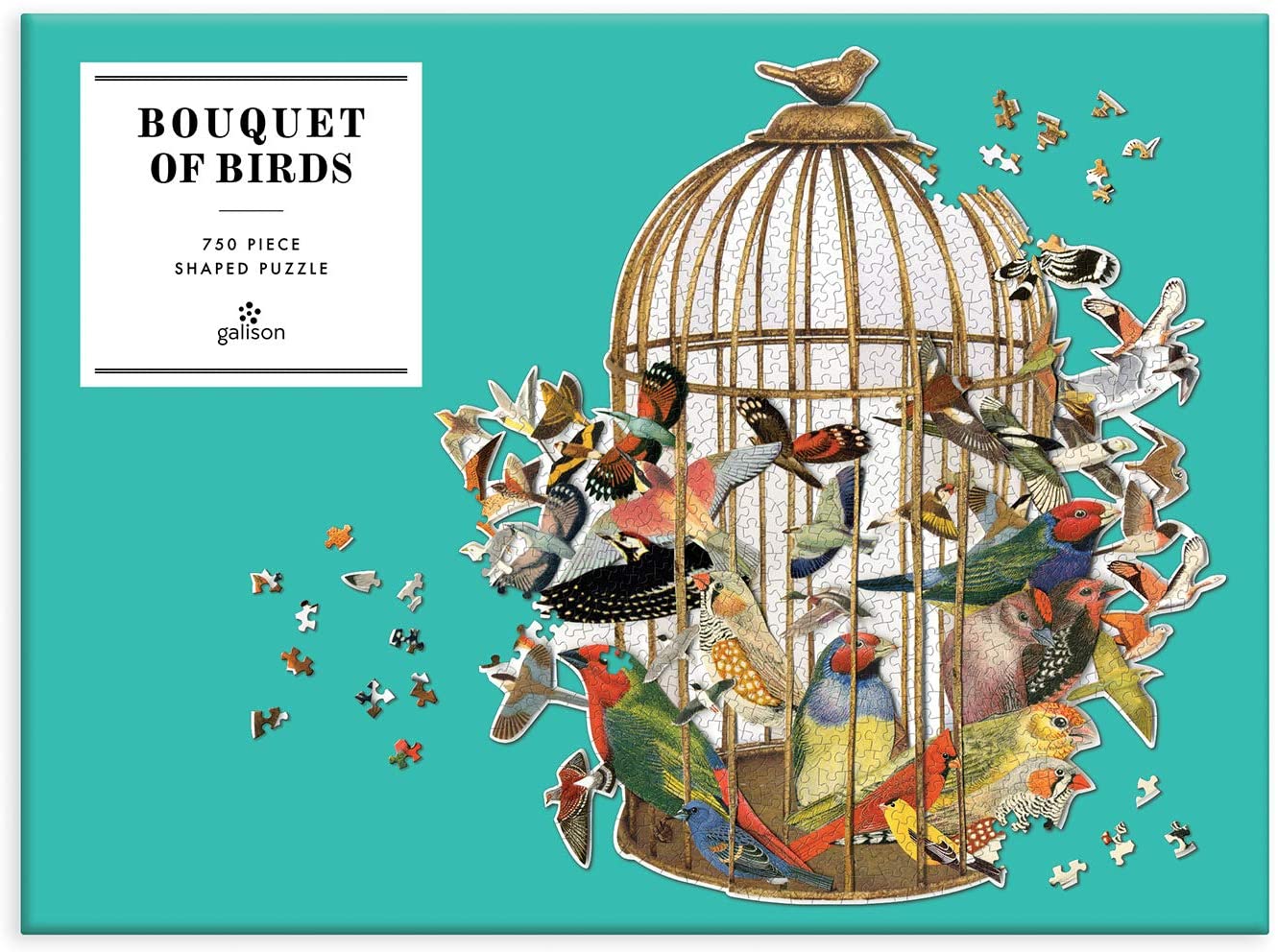 Bouquet of Birds – 750 Piece Jigsaw Puzzle (Galison)