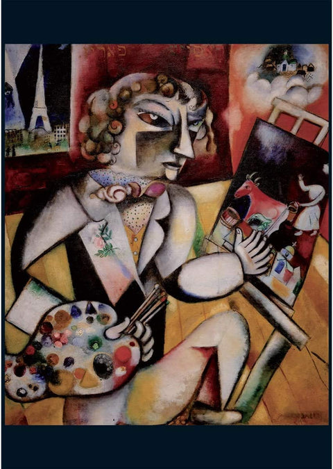 Self-portrait with Seven Fingers by Marc Chagall – 1000 Piece Jigsaw Puzzle (Piatnik)