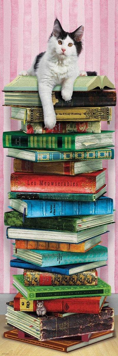 Panoramic Academic Cat – 1000 Piece Jigsaw Puzzle (Eurographics)