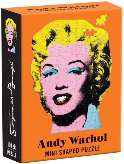 Galison - Andy Warhol - Marilyn - Mini 100 Piece Shaped Puzzle