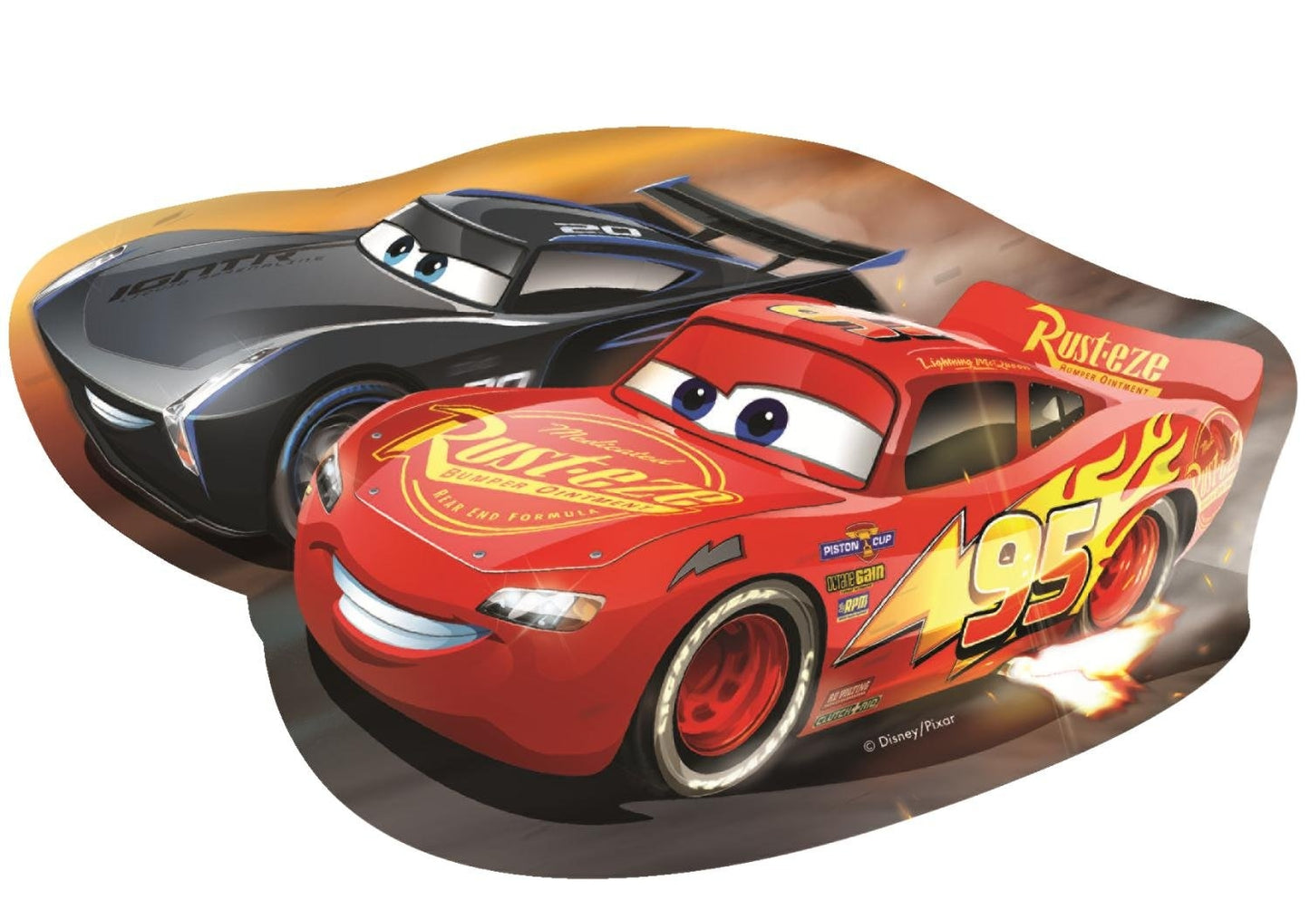 Jumbo - Disney Pixar Cars 3 4in1 Shaped Puzzles