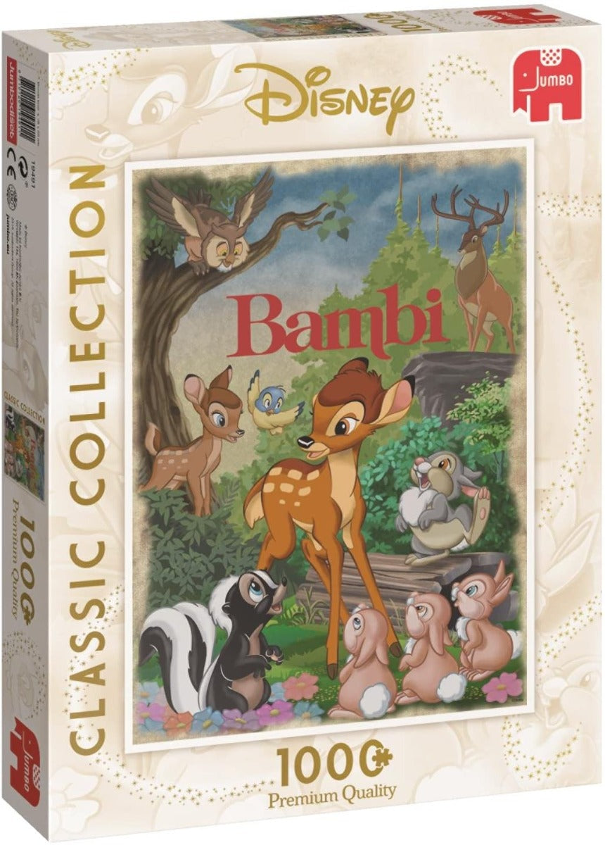 Jumbo - Bambi Movie Poster - 1000 Piece Jigsaw Puzzle