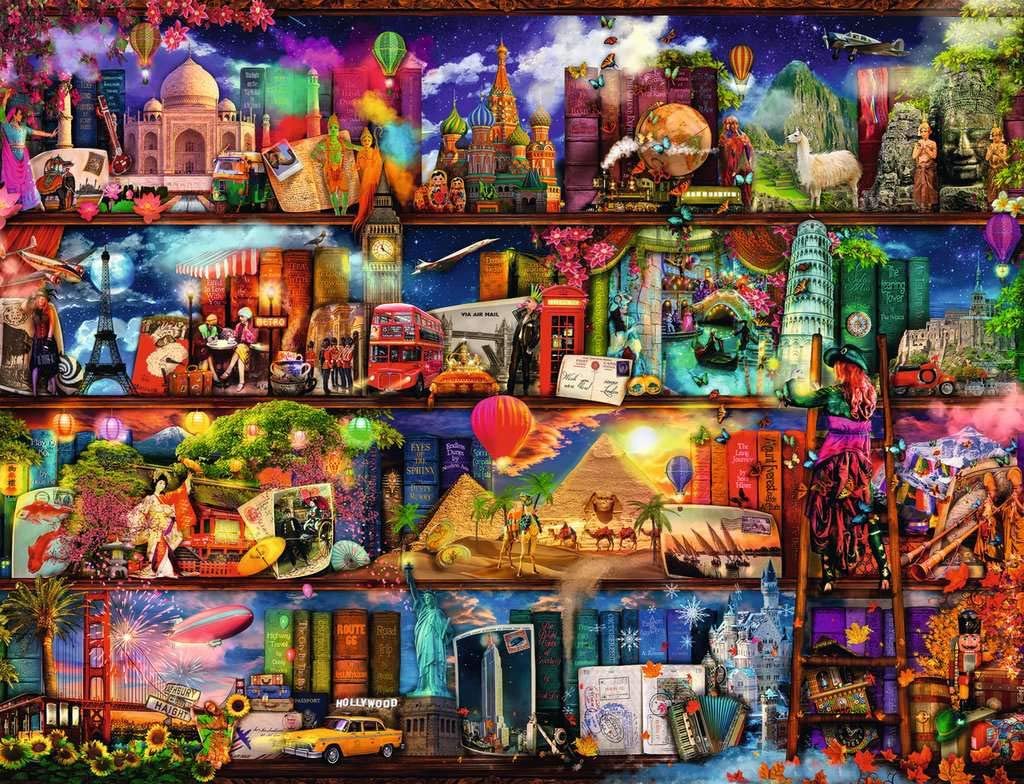 Travel Shelves – 2000 Piece Jigsaw Puzzle (Ravensburger)