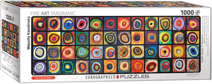 Eurographics - Color Study of Squares (Expanded from original) - 1000 Piece Jigsaw Puzzle