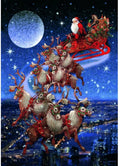 Santa's Flying Sleigh – 1000 Piece Jigsaw Puzzle (Piatnik)