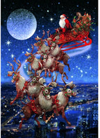 Santa's Flying Sleigh – 1000 Piece Jigsaw Puzzle (Piatnik)