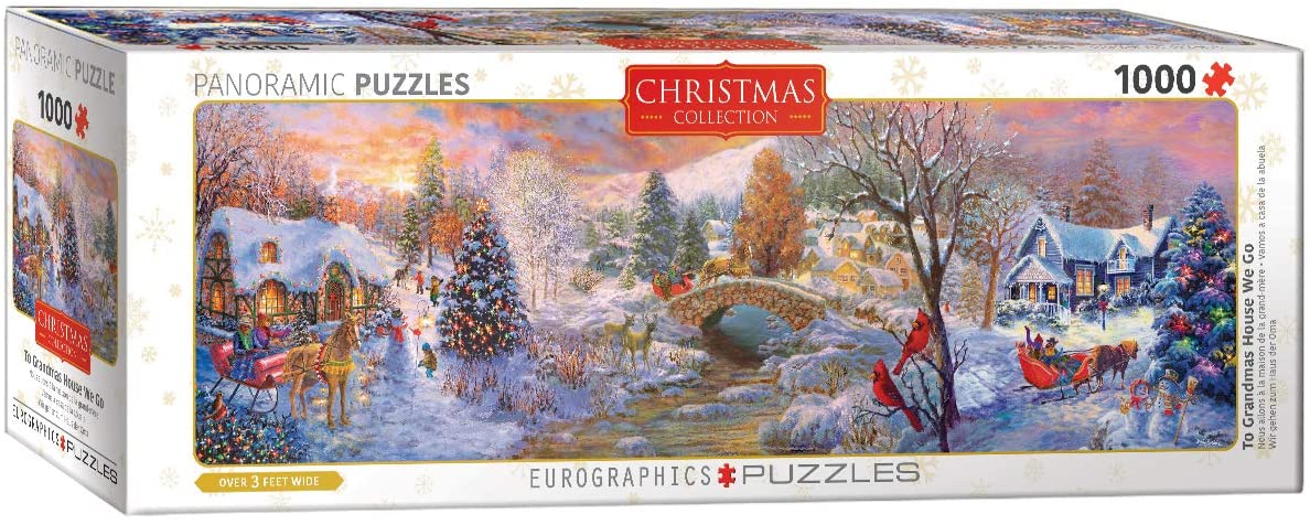 To Grandma's House We Go – 1000 Piece Jigsaw Puzzle (Eurographics)