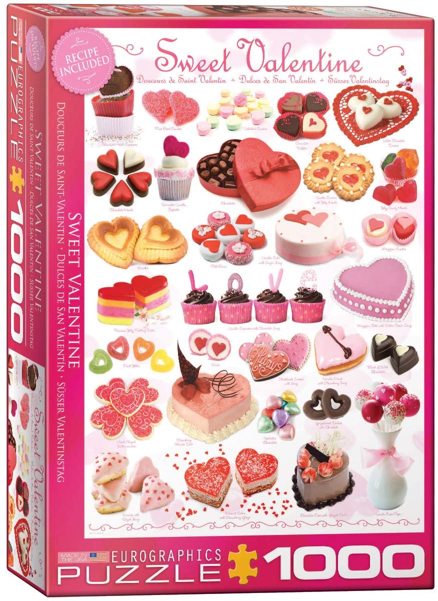 Sweet Velantine – 1000 Piece Jigsaw Puzzle (Eurographics)