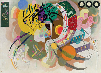 Eurographics - Wassily Kandinsky - Dominant Curve - 1000 Piece Jigsaw Puzzle