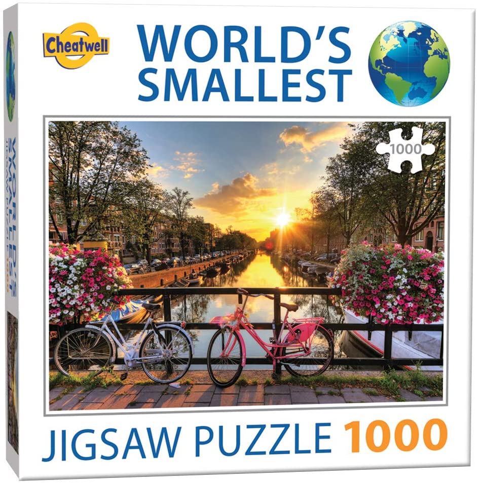 World's Smallest Puzzles - Amsterdam - 1000 Piece Jigsaw Puzzle