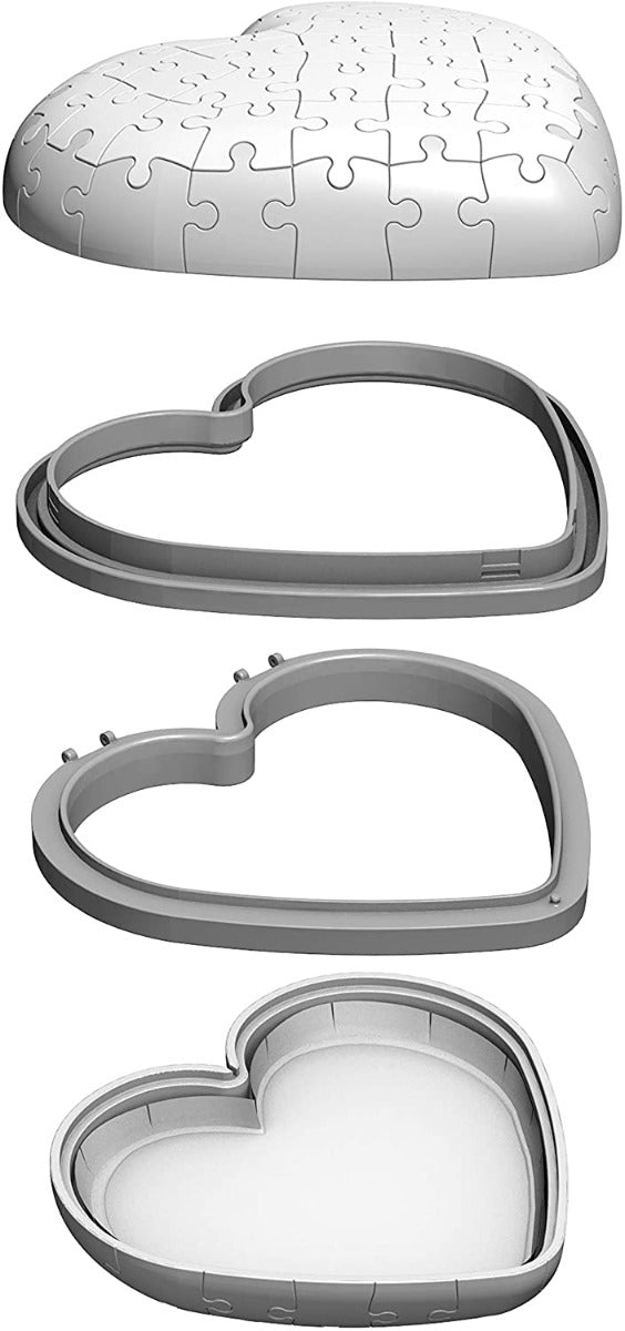 Disney Princess – Heart Shaped 54 Piece Jigsaw Puzzle (Ravensburger)