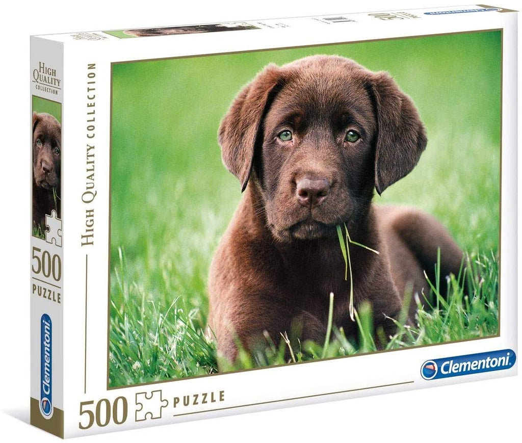 Chocolate Puppy – 500 Piece Jigsaw Puzzle (Clementoni)
