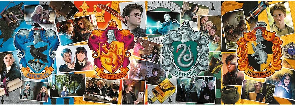 The Four Houses of Hogwarts – 1000 Piece Jigsaw Puzzle (Trefl)