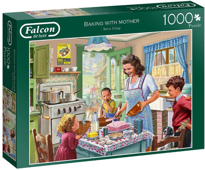 Falcon De Luxe - Baking With Mother - 1000 Piece Jigsaw Puzzle