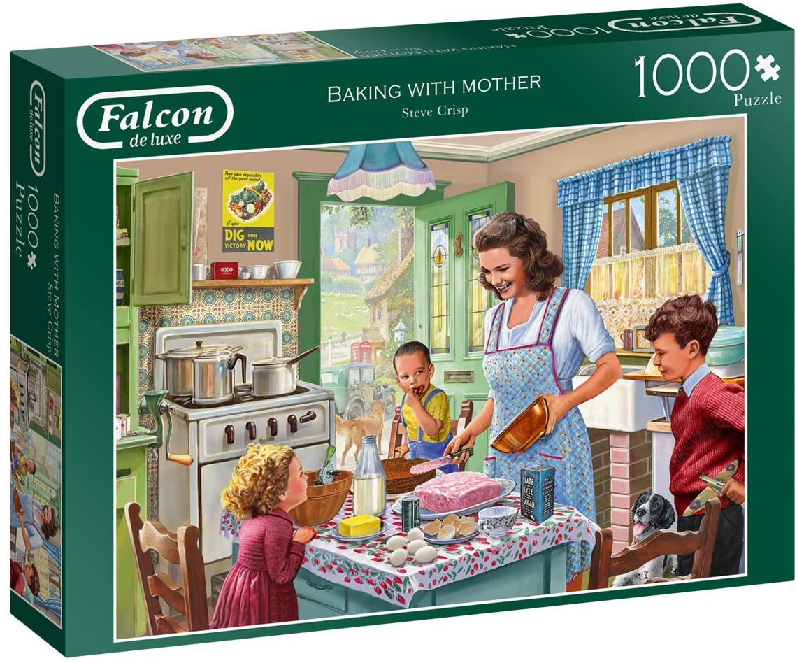 Baking With Mother – 1000 Piece Jigsaw Puzzle (Falcon De Luxe)