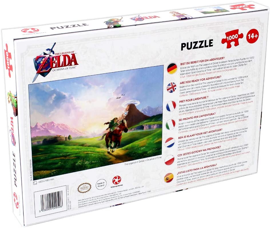 The Legend Of Zelda Ocarina Time – 1000 Piece Jigsaw Puzzle (Winning Moves)