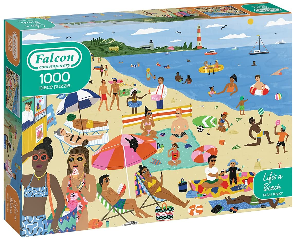 Life's A Beach – 1000 Piece Jigsaw Puzzle (Falcon Contemporary)
