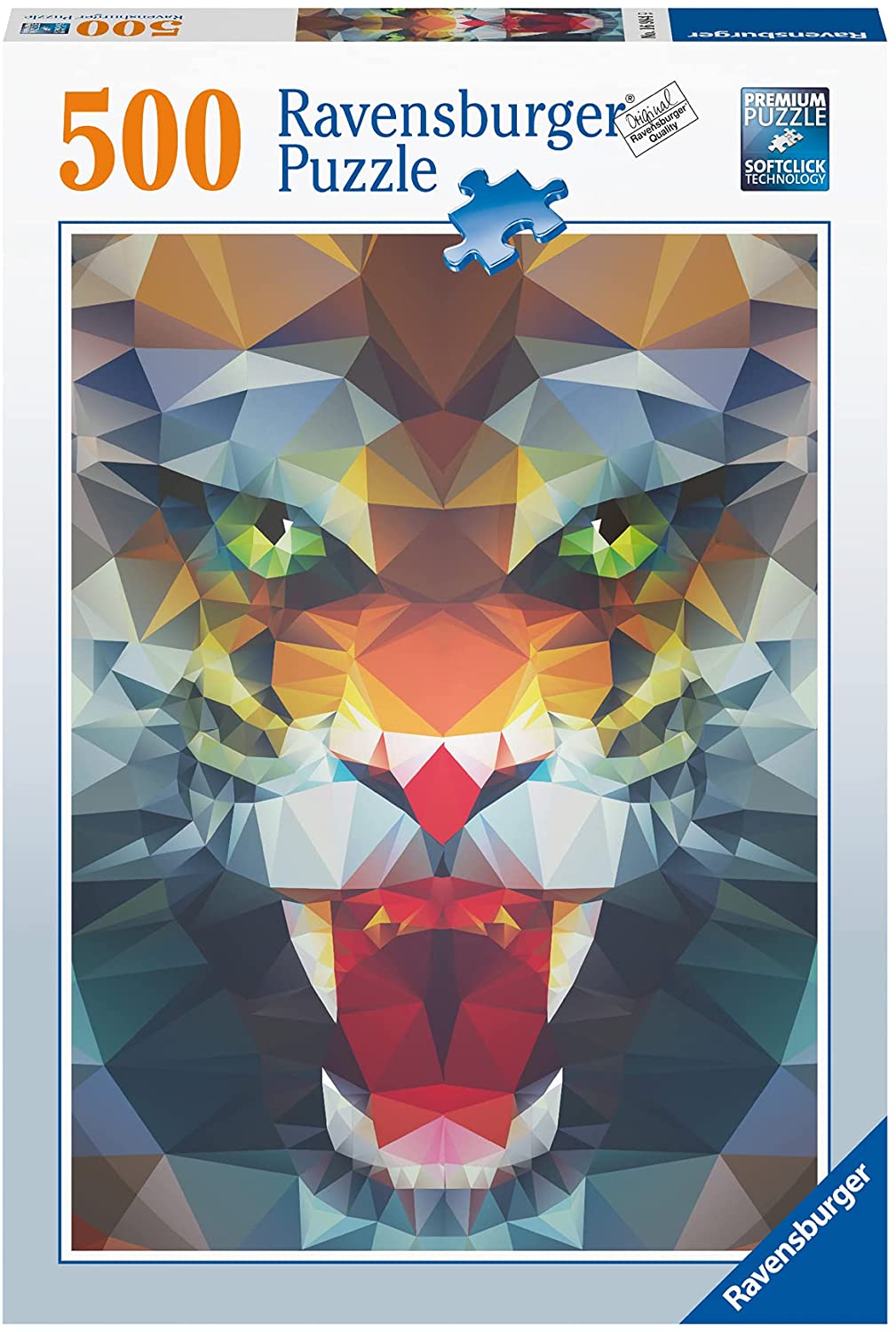 Ravensburger - Polygon Lion - 500 Piece Jigsaw Puzzle