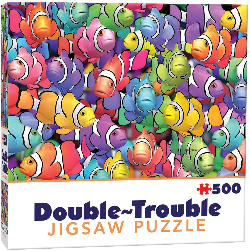 Double-Trouble Clownfish – 500 Piece Jigsaw Puzzle (Cheatwell)