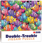Double-Trouble Clownfish – 500 Piece Jigsaw Puzzle (Cheatwell)