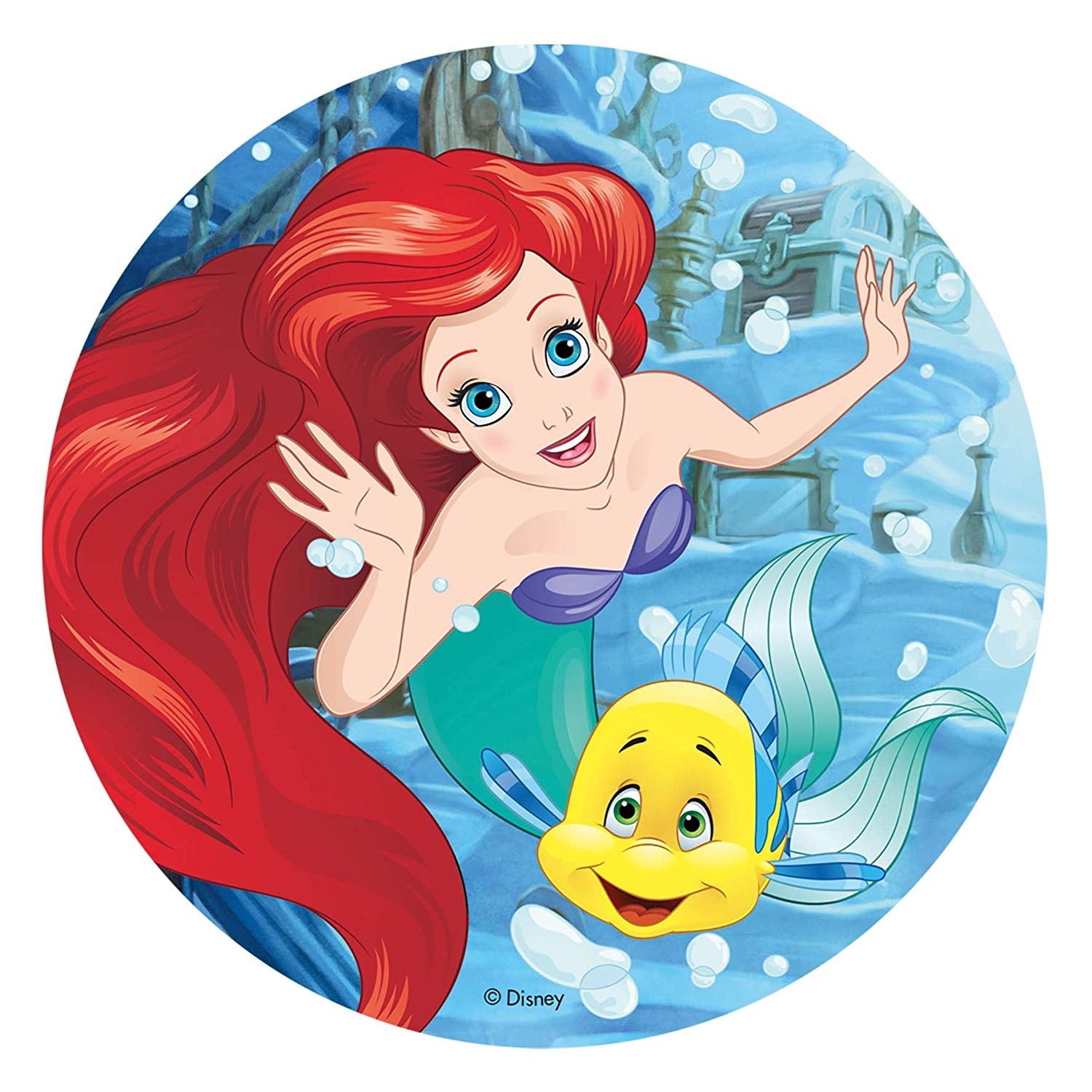 Disney Princess – 4 In 1 Round Puzzles – Jigsaw Puzzle (Jumbo)