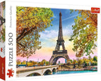 Romantic Paris – 500 Piece Jigsaw Puzzle (Trefl)