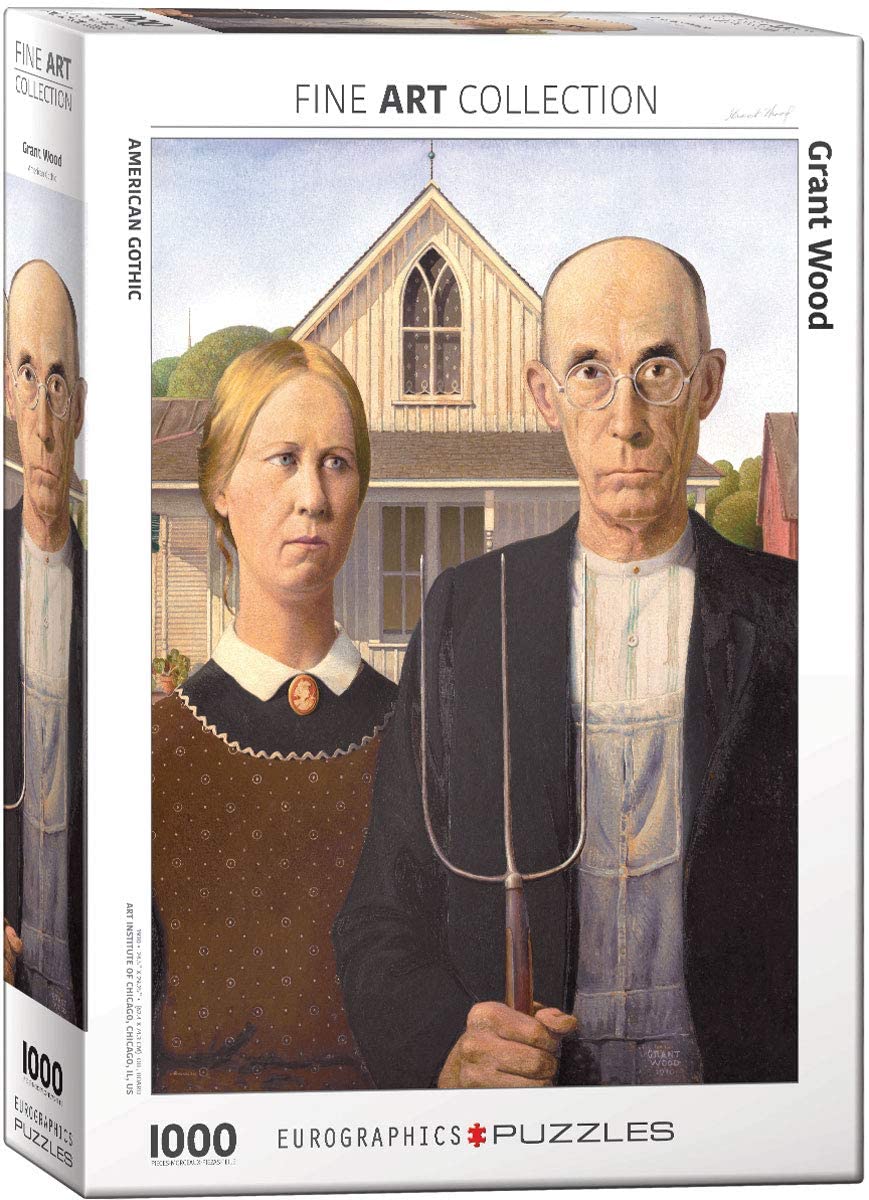 Eurographics - American Gothic by Grant - 1000 Piece Jigsaw Puzzle