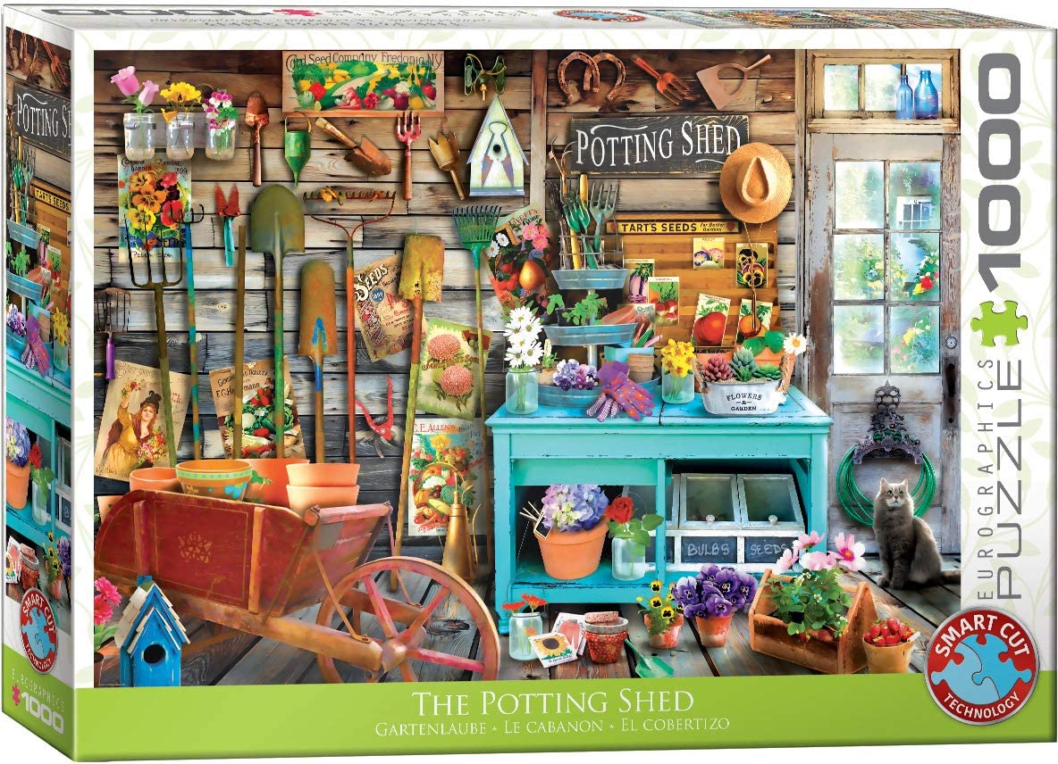 The Potting Shed – 1000 Piece Jigsaw Puzzle (Eurographics)