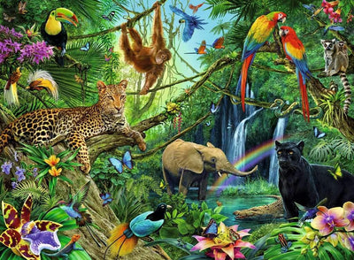 Jungle – 200 XXL Piece Jigsaw Puzzle (Ravensburger)
