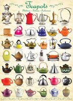 Teapots – 1000 Piece Jigsaw Puzzle (Eurographics)