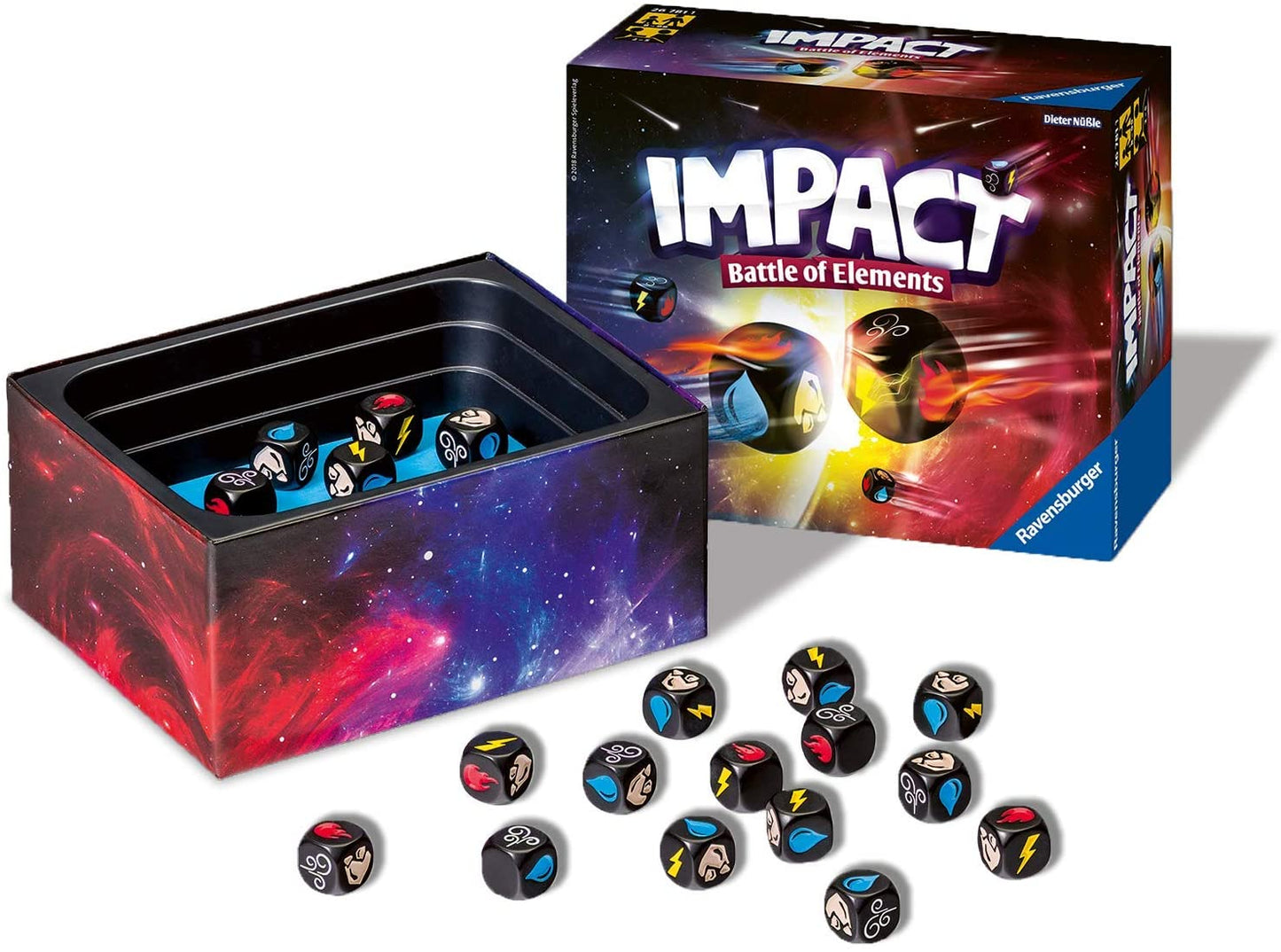 Ravensburger IMPACT - Battle Of The Elements Dice Game