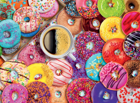 Artwork: Doughnut Disturb! – 500 Piece Jigsaw Puzzle (Ravensburger)