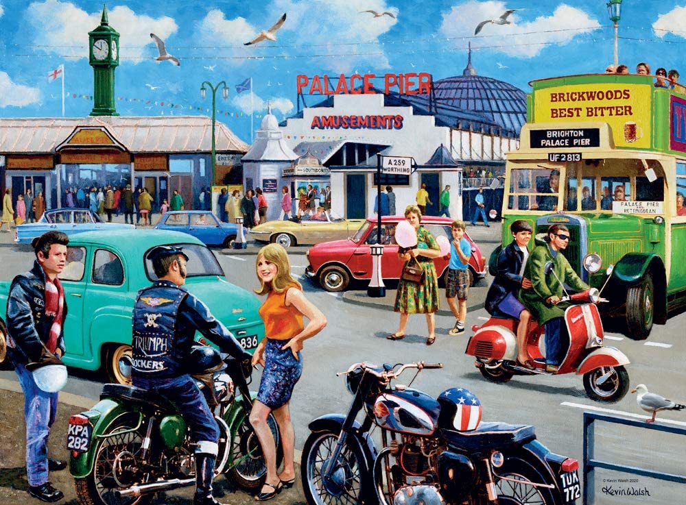 Happy Days No 2, Days Out – 4 x 500 Piece Jigsaw Puzzles (Ravensburger)