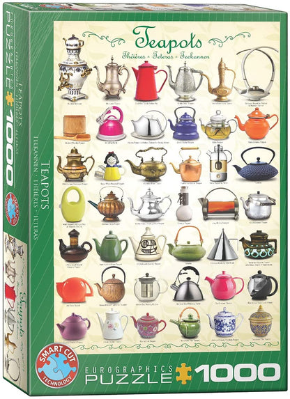 Eurographics - Teapots - 1000 Piece Jigsaw Puzzle