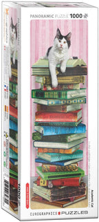 Panoramic Academic Cat – 1000 Piece Jigsaw Puzzle (Eurographics)