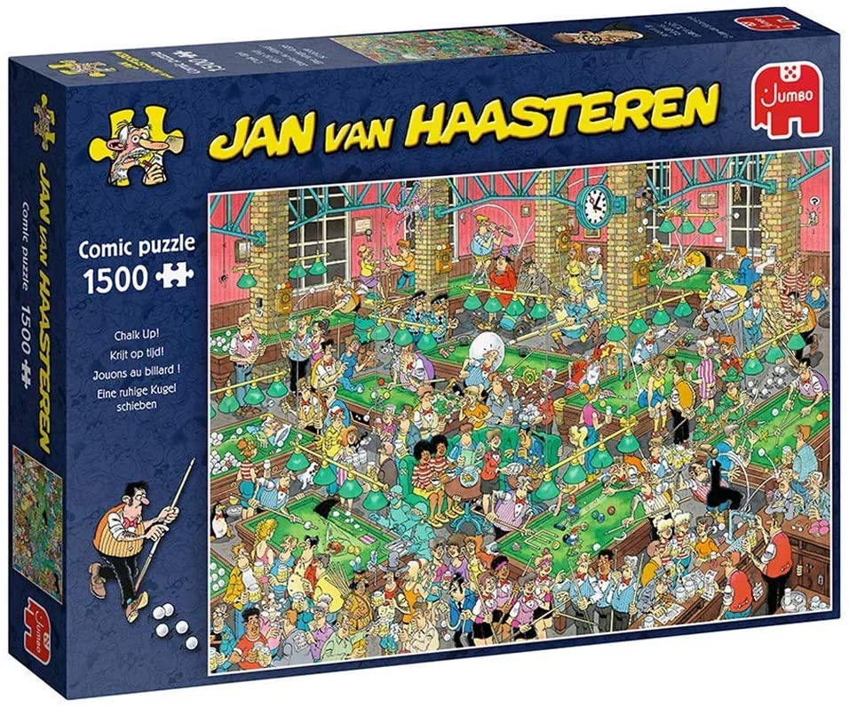 Chalk Up! by Jan Van Haasteren – 1500 Piece Jigsaw Puzzle (Jan Van Haasteren)